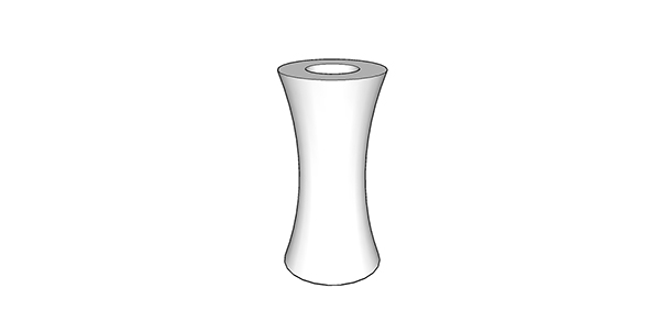 Vase Weiss